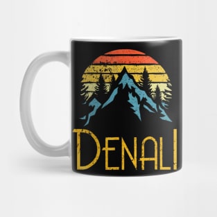 Mount Denali Alaska Mountains Camping Hiking Outdoor Mug